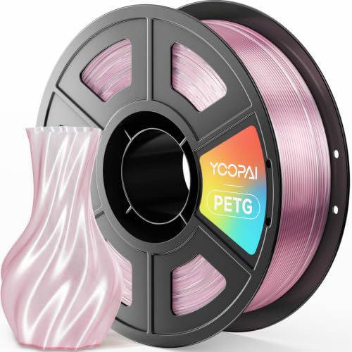 Image of PETG Filament, 3D Printer Filament 1.75mm 1KG, Transparent Light Pink