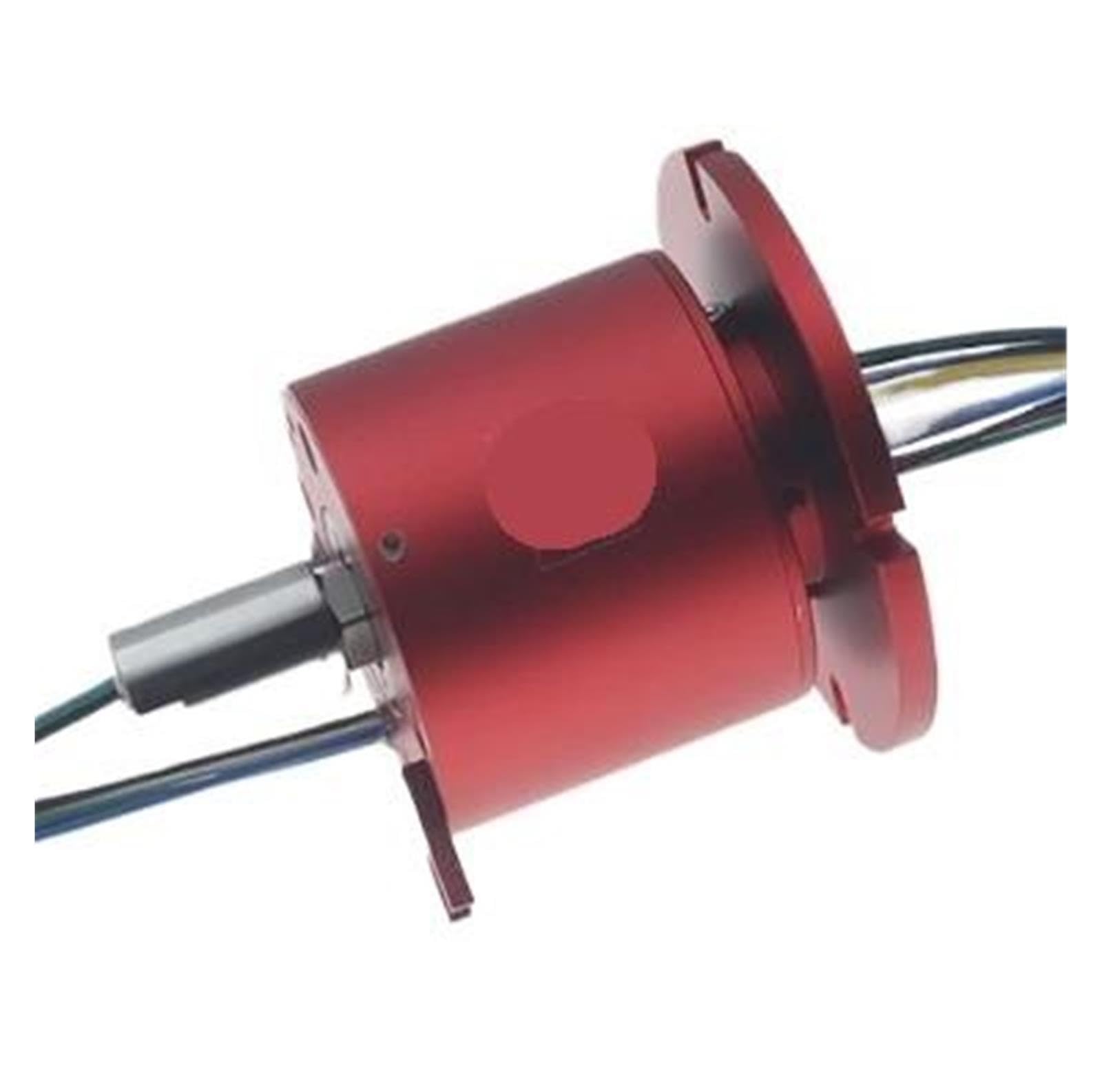 Bague collectrice pneumatique 1 canal G1/8 + électrique 12 canaux 10A/ligne
