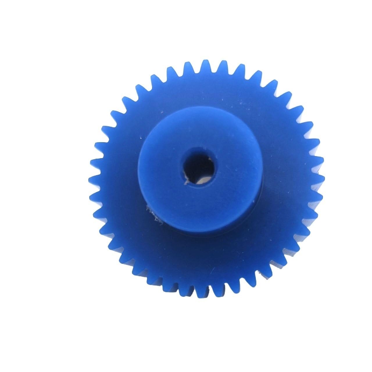 Cylindrical Drive 1pcs 1 Module Nylon Spur Gear 1M 15T 16T 18 Teeth 20 Teeth Straight Teeth Gear with Step 5mm Inner Hole Cylindrical Gear Rack Machinery(20 Teeth)