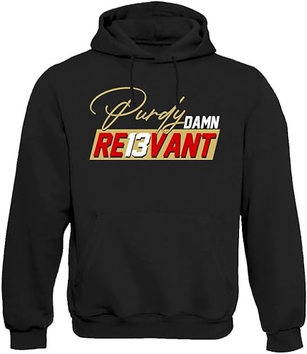 Xtreme Apparrel Purdy Relevant San Francisco Men's Hoodie Sweatshirt for Football Fans