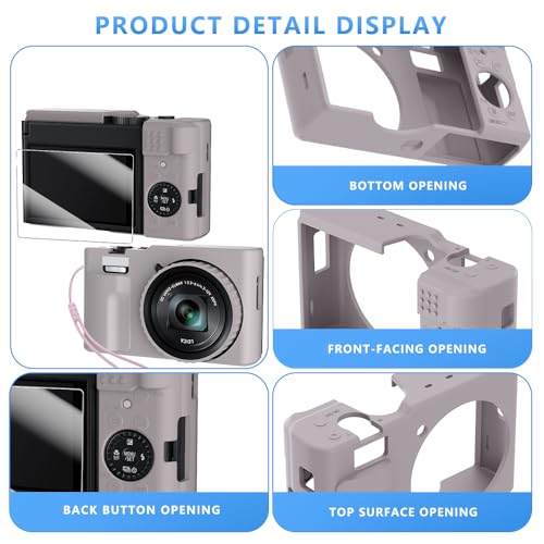 Funda de silicón para cámara Panasonic LUMIX ZS99 miniatura 5