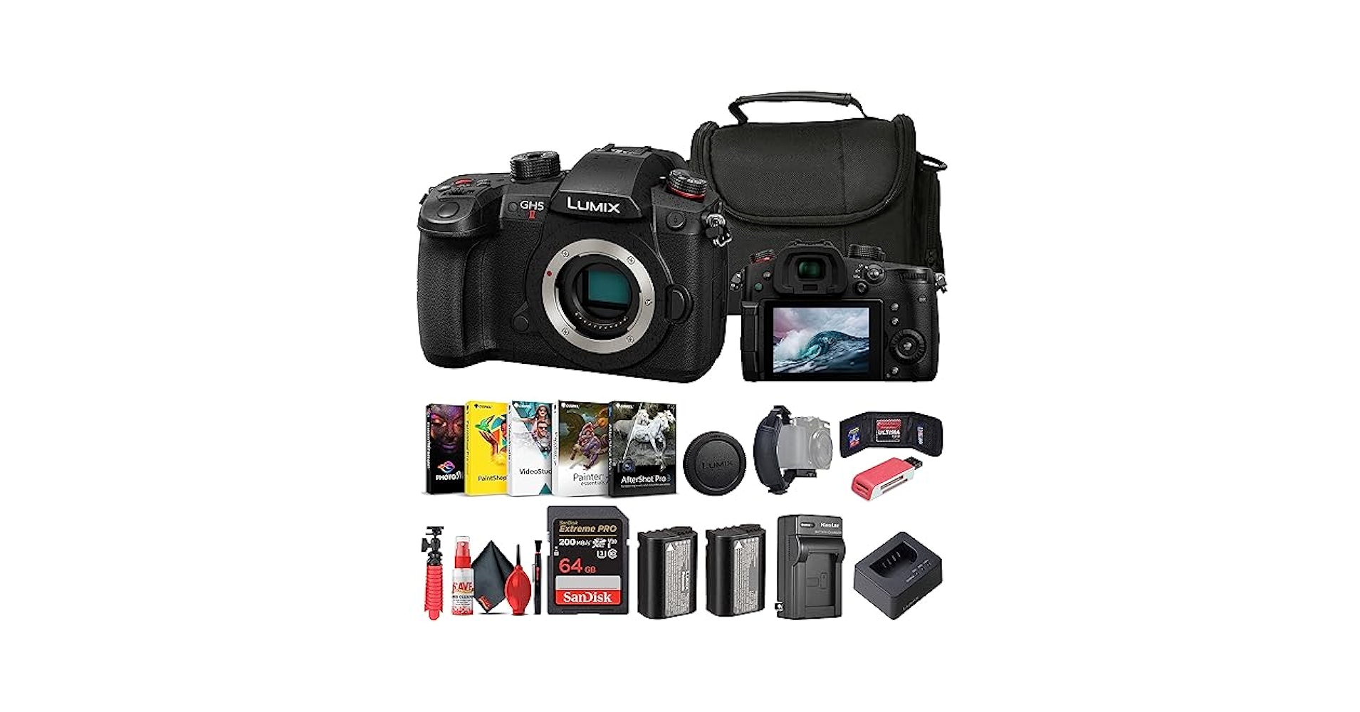 美品】Panasonic LUMIX GH5 ボディ本体＋SDカード2枚付き Amazon