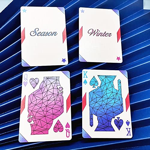 Baraja de cartas para póker Winter Cardistry PVC miniatura 6