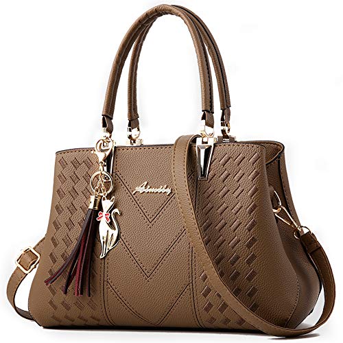 Bolsas femininas e bolsas de mão Alarion, bolsa de ombro feminina, bolsa carteiro, bolsa de designer, 1-dark Khaki, Medium