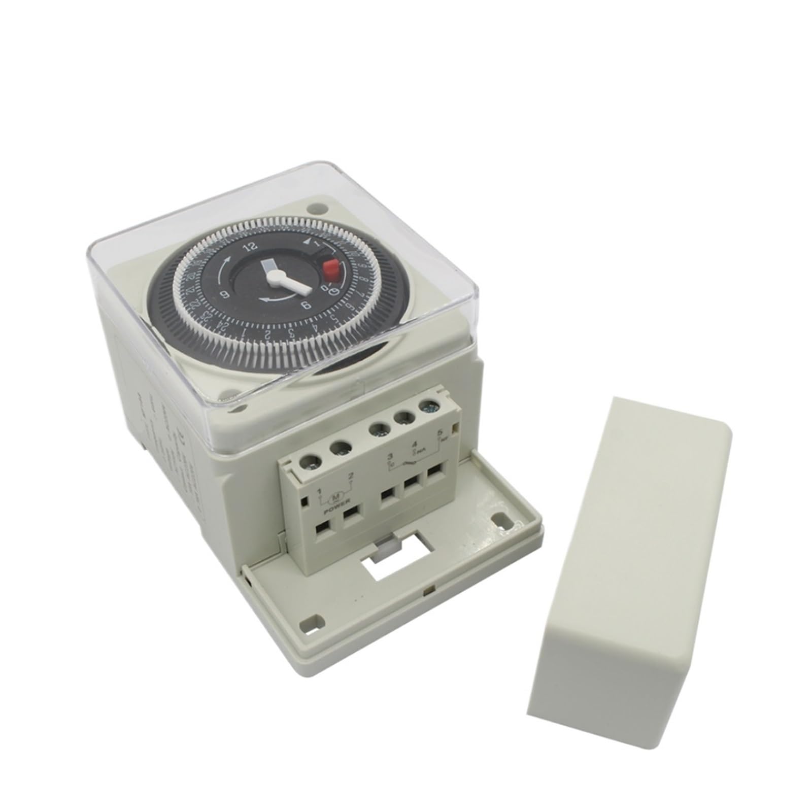 24 Stunden AC220V 50Hz DIN-Schiene Mechanische Zeitschaltuhr MT188 Countdown Energiesparregler Industrielle Zeitschaltuhr