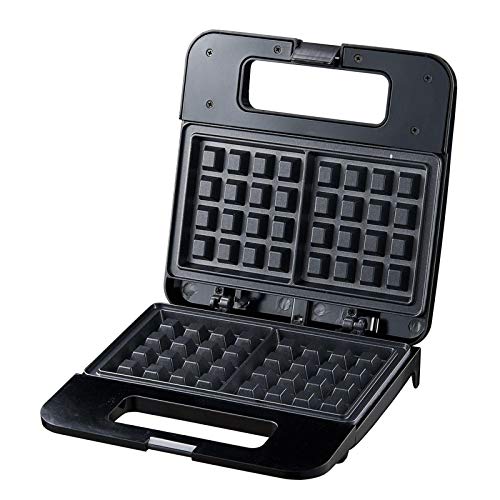 Sandwichmaker Waffeleisen,Ultrakompakter Sandwich-Toaster,Waffeleisen doppelseitige Heizung Haushaltsfrühstück Waffel…