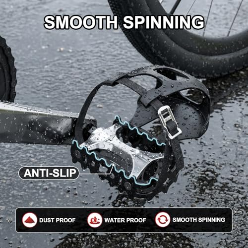 Image of Exercise Bikes for Home,Spin Bike with Adjustable Magnetic,Brake Pad Resistance Silent Belt Drive,350lbs /300lbs Weight Capacity &Upgraded Version Seat for Home Cardio&Weight Loss(QM-530W)