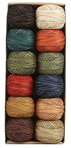Image of Valdani Pearl Cotton Sz 12 | Folk Art Fusion Collection | 110 Yds /Ball