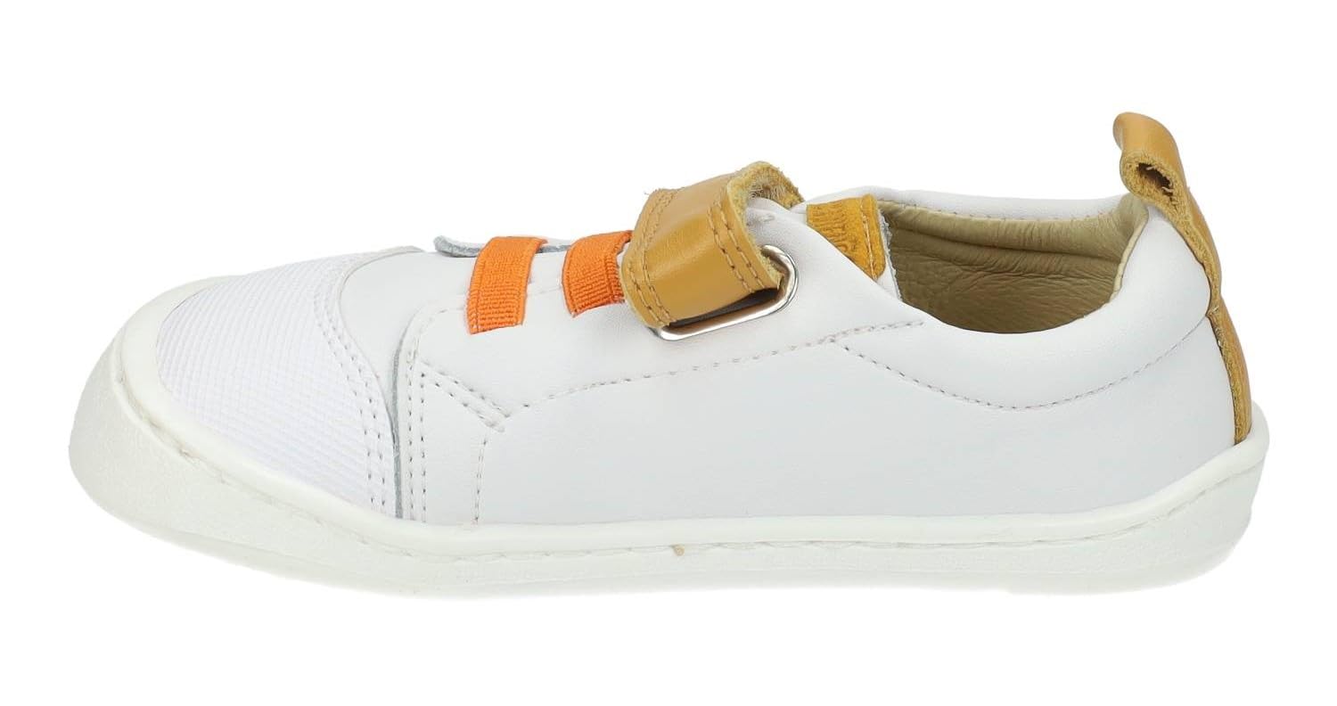 Made IN Hiszpania 9005-R Barefoot Flexi Nens dziecięce buty sportowe, wyprodukowano w Hiszpanii, skóra naturalna, taśma tekstylna z taśmą klejącą i elastyczną podeszwą dla dzieci