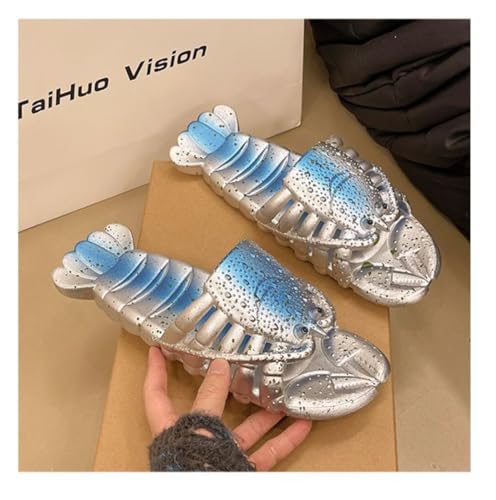 Lobster Flip Flops - Slipper & Slide Pool Beach Shower Shoes Four Seasons Slippers Swimming Pool Bath Shoes3