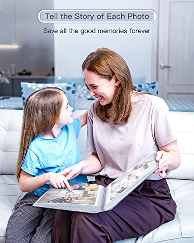 Popotop Photo Album 4x6-300 Photos Linen Cover Photo Books with 300 Horizonta...