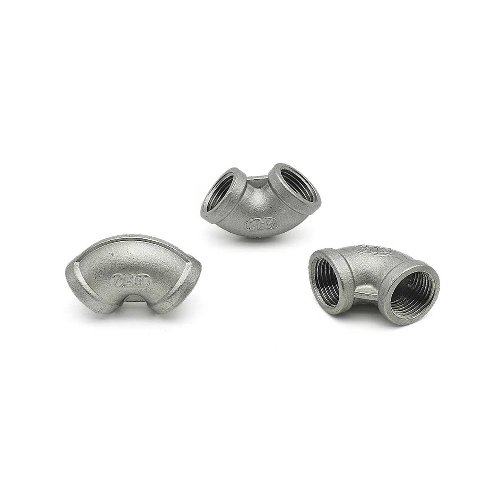 1/4 "3/8" 1/2 "3/4" 1 "1-1/4" 2 "BSP 304 kolano ze stali nierdzewnej 3way 4way gwintowany adapter doczołowy łączniki rurowe(Y Male Tee,1-1/4")