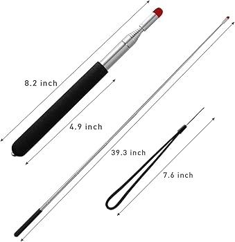 Amazon | Kesote 指示棒 伸縮 2本 ロング ポインター 指し棒 会議 研修