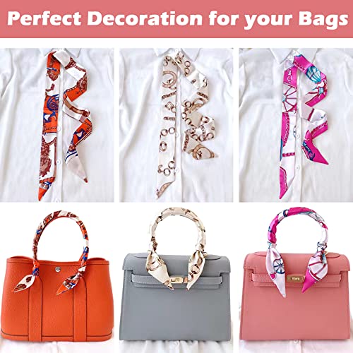 Hairband Handbag Ribbon Scarf, Hair Head Band for Purse Decor, Neck Scarf Skinny for Women Bracelet 6