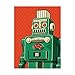 Trademark Fine Art, 18x24 Vintage Green Robot by Ron Magnes