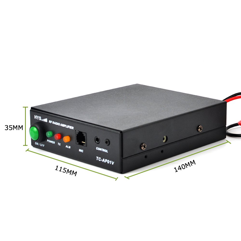 Amazon | HYS TC-AP01V 136-174MHz VHF帯 無線機用 パワー アンプ 出力