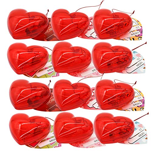 Kissdream 30 PCS Valentine’s Day Kids Gift Set with 30 Red Heart Plastic Boxes and 30 Valentines Gift Cards in 6 Designs for Valentines Gift Exchange Valentines Party Favors(2.4 * 2.55) Kissdream 30 PCS Valentine’s Day Kids Gift Set with 30 Red Heart Plastic Boxes and 30 Valentines Gift Cards in 6 Designs for Valentines Gift Exchange Valentines Party Favors(2.4 * 2.55)