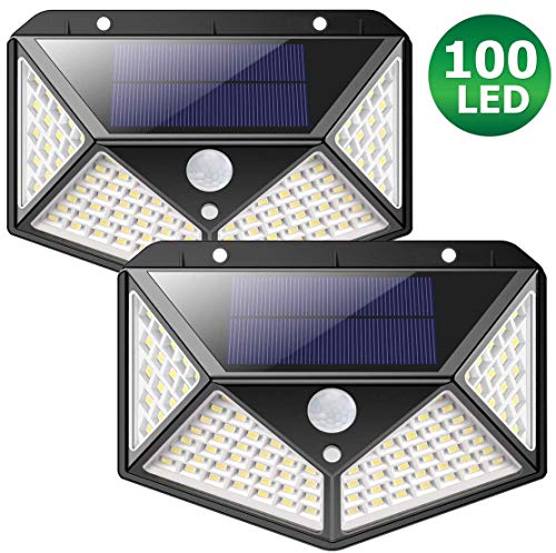 Luce Solare LED Esterno,【270°Angolo