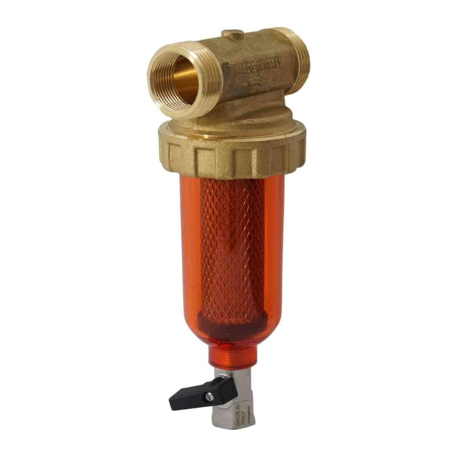 Selbstreinigender Mini-wasserfilter 3/4" Und 1" - 100 µ Heißwasser