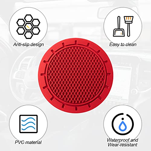 4-Pack-Car-Cup-Holder-Coaster-275-Inch-Diameter-Non-Slip-Universal-Insert-Coaster-Durable-Suitable-for-Most-Car-Interior-Car-Accessory-for-Women-and-Men-Red