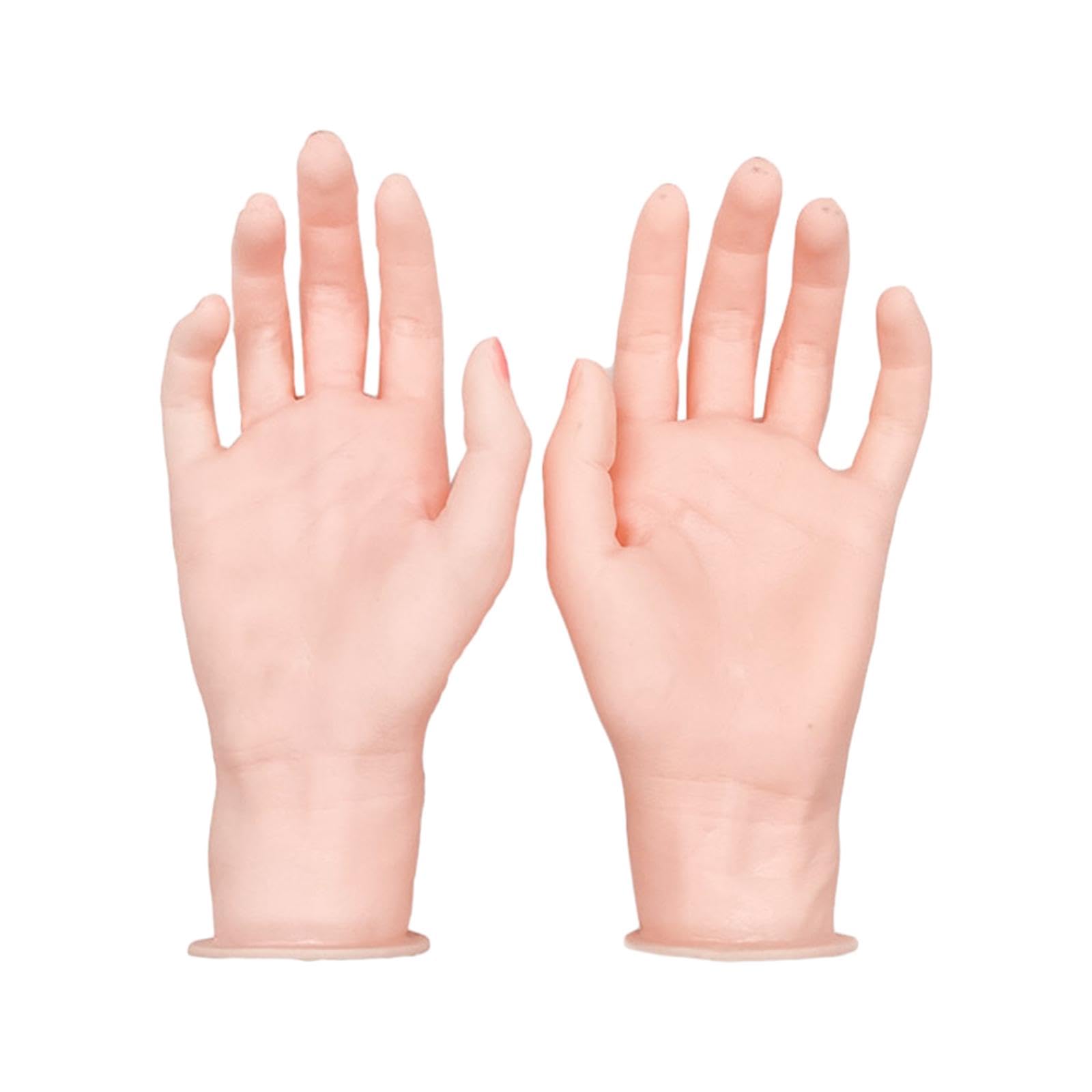 SM SunniMixSM SunniMix Silicone Mannequin Hand Model Display Stand, Home Organization Rings Jewelry Organizer Jewelry Display,Photograph Props