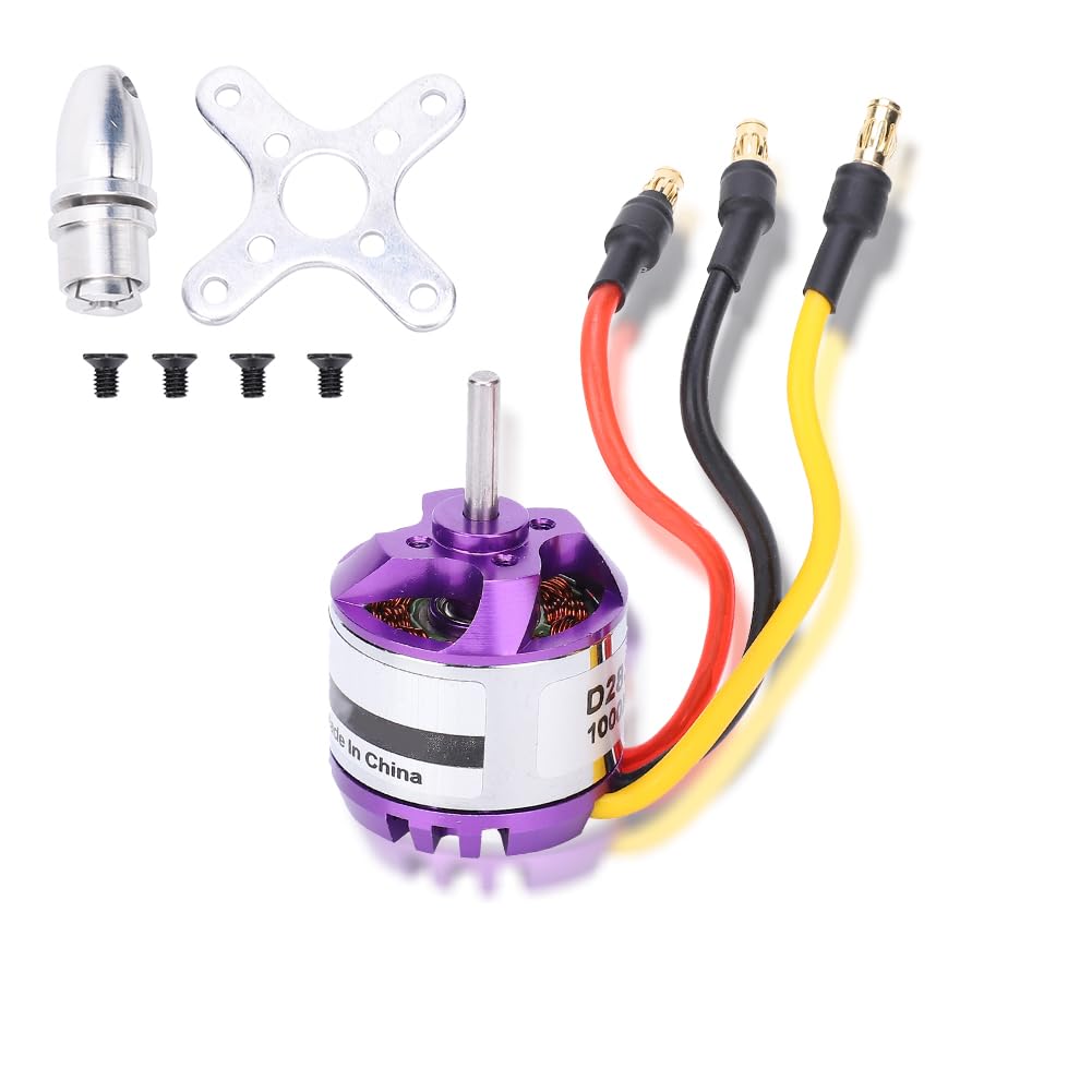 Moteur Brushless D2830 1000KV – Outrunner Pour Drone FPV, Avion RC, Multicoptère – Couple élevé, 2-4S Lipo