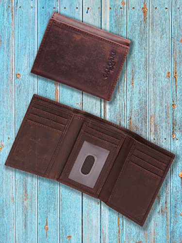 CALGARI® Italian Luxury Leather Wallets For Men | Trifold4