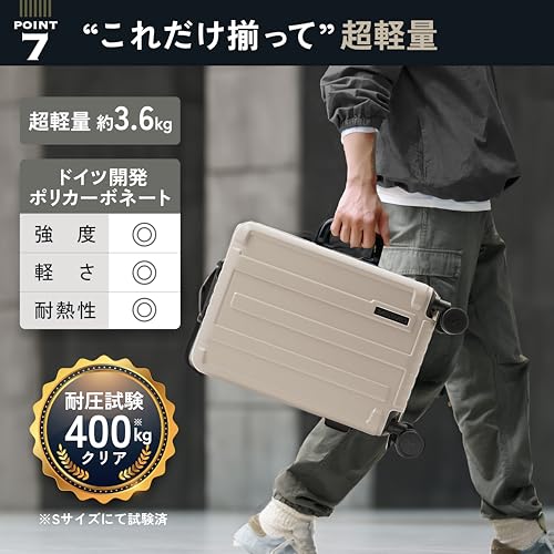 MAIMO スーツケース 機内持ち込み Sサイズ アルミフレーム 日本メーカー M12 BIZTECT の商品画像 10