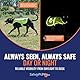 SafetyPUP XD Hund Warnweste, Größen passen Hunde 14 lbs bis 130 lbs Neon Gelb Mittel