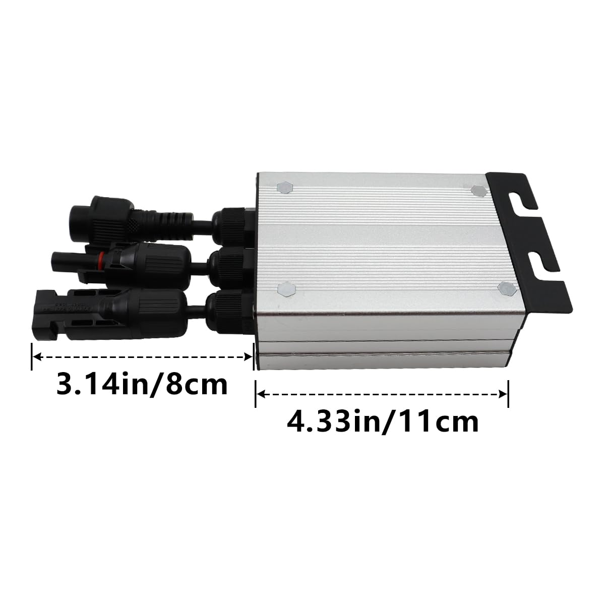 Inversor de conexión a red de 155 W, microinversor solar, entrada de 10,8 V a 30 V CC a adaptador de onda sinusoidal de 230 V CA