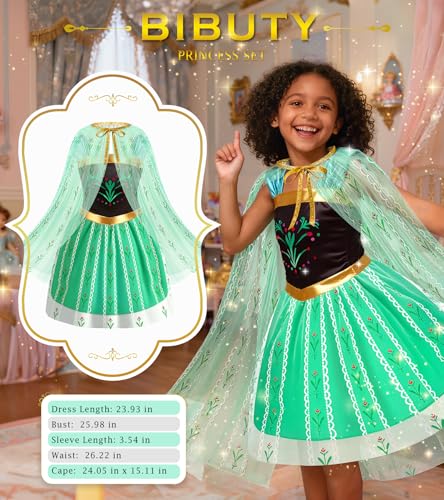 Disfraz de princesa para niñas de 3 a 6 años miniatura 6