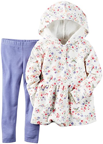 Carter's Baby Girls 2 Pc Playwear Sets, Print, 3M