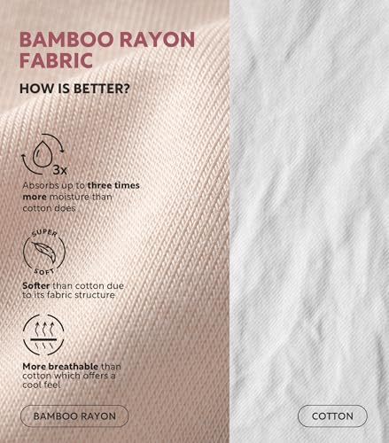 Image of DAVID ARCHY Womens Underwear, Bamboo Rayon Underwear Panties Moisture Wicking Panties, Soft Breathable, 4 Pack