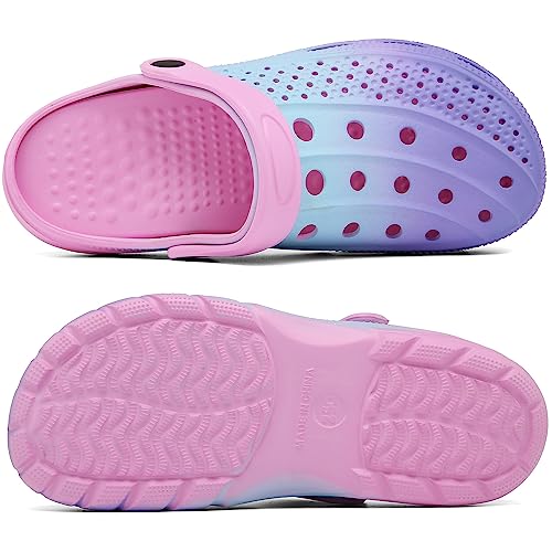Image of ChayChax Men's and Women's Arch Support Clogs Garden Shoes Slip-on Outdoor Beach Water Sandals with Removable Cushion Footbed
