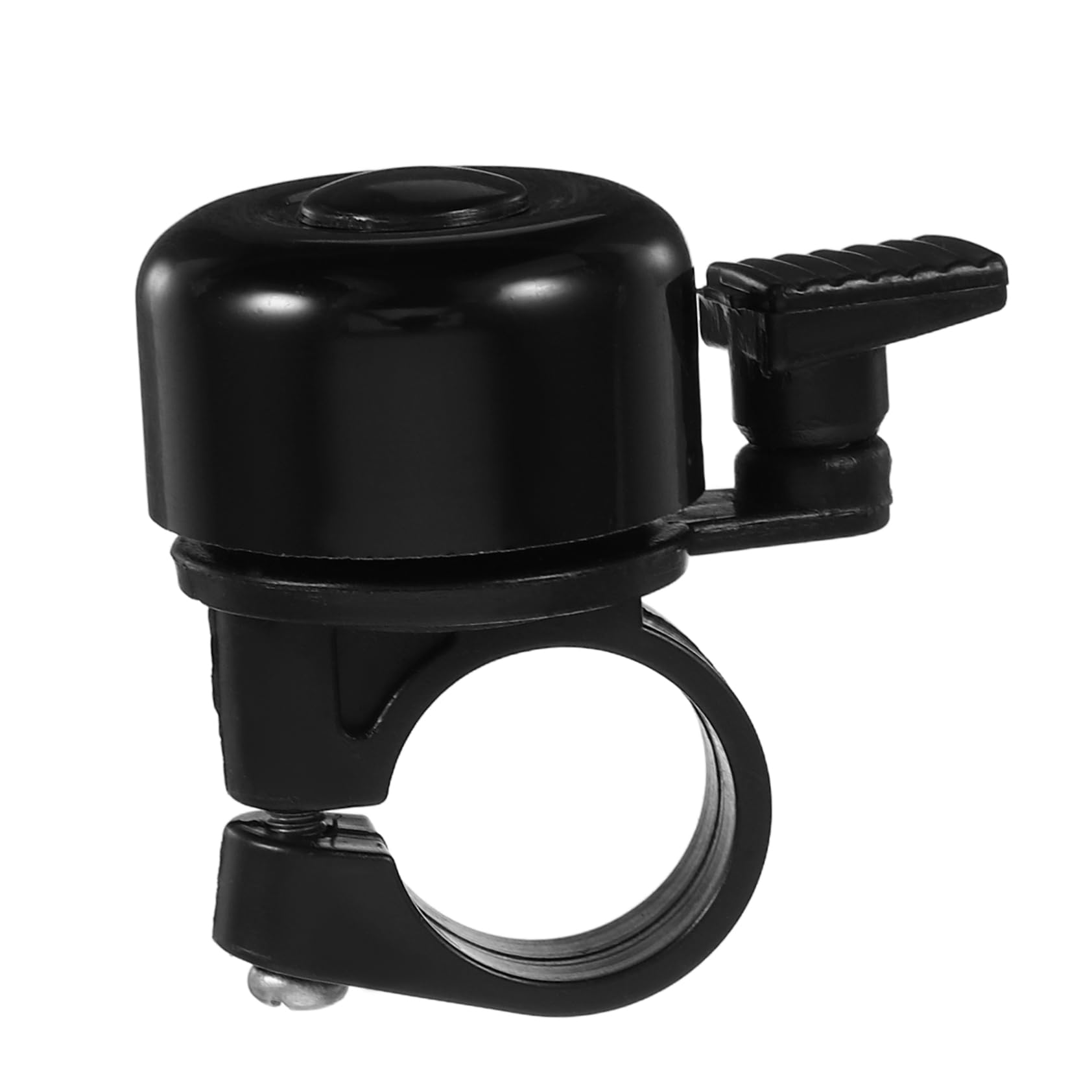 GOOHOCHY Mountain Bike Bell Mini Thumb Bell Accessories Loud Sound Bicycle Bell for Standard Bikes Scooters and Motorcycles Easy to Install Durable Black Design