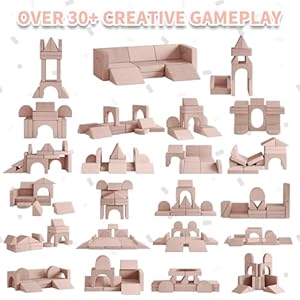 13pcsmodularkidsplaycouchkidscouchwithclimbingslope13in1toddlercouchforplayingcreativingsleepingindoorkidssofaforboysandgirlspink Urban Country Home Decor 13pcs modular kids play couch kids couch with climbing slope 13 in 1 toddler couch for playing creativing sleeping indoor kids sofa for boys and girls pink urban country home decor