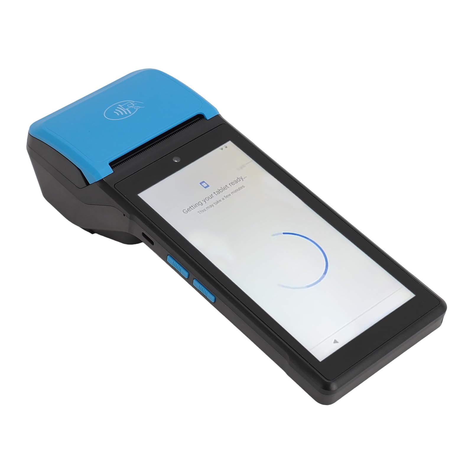 Ejoyous POS PDA Belegdrucker, 5.5 Zoll Touchscreen 1080P Handheld Kassenbon Drucker Tragbarer Kassendrucker für 12.0 mit 4G LTE WiFi NFC 58mm Thermaldrucker (Europa- und Asien-Version)