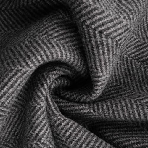 Trench Coat for Men Double Breasted Pea Coats Mid Length Cardigan Jacket Single Breasted Pea Coat Winter Outwear3