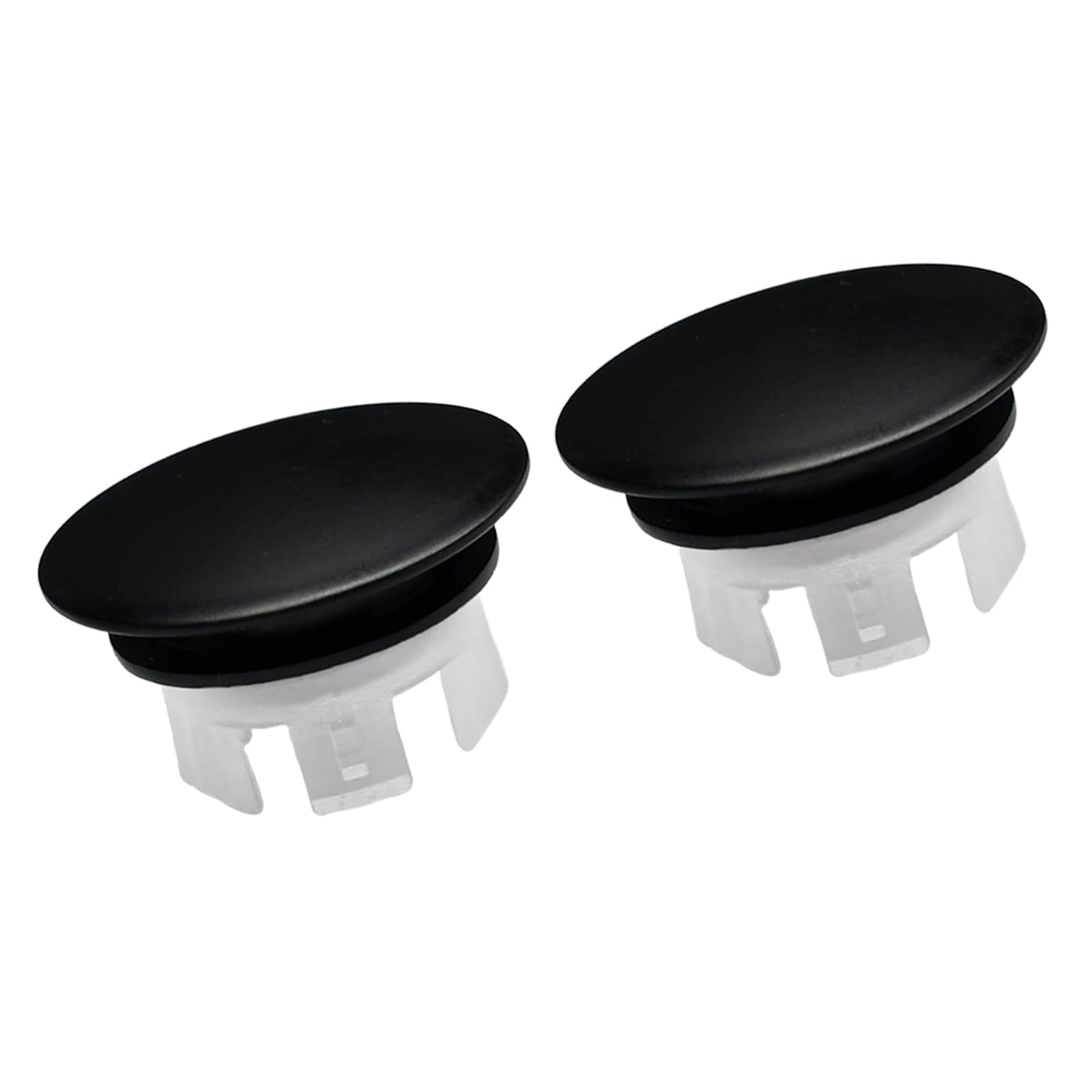 2pcs Long Service Overflows Rings Ceramic Sink Overflows 33mm Diameter Bathroom Sink Accessory Suitable for Sinks Drain Ceramic