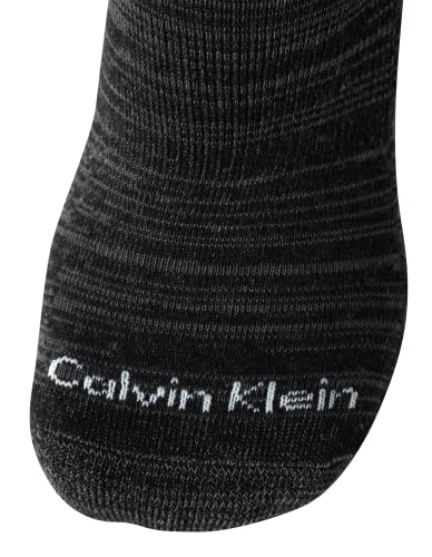 Image of Calvin Klein Mens No Show Socks - 6 Pack Soft Cotton Blend Cushioned Athletic Low Cut Socks for Men for Sports and Running