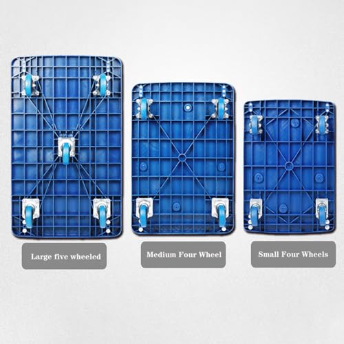 Carretilla plegable ligera de 4 ruedas para carga 70x47 miniatura 5