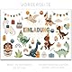 Einladungskarten Kindergeburtstag Dinosaurier – 20 Stück A6 mit Dino-Motiv – Aus recyceltem Karton