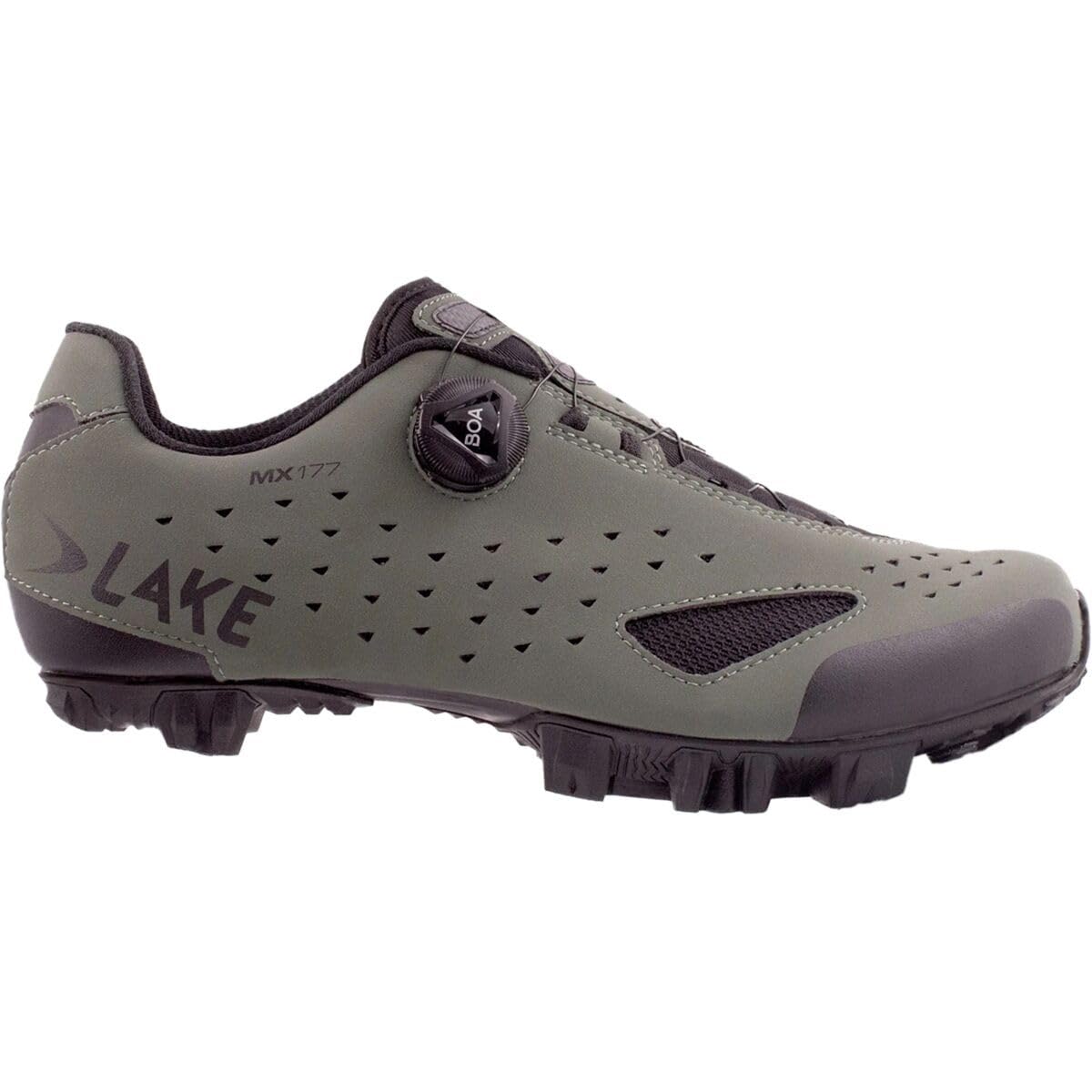 Lake Mx177 Cycling Shoe - Men's Beetle/Black, 38.0