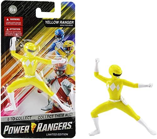 Limited Edition Power Rangers 2.5" Mini Figures - Blue, Green, Black, Pink, Yellow & Red Rangers Set of ALL 6