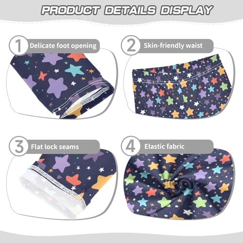 Xute Many Stars Girls Leggings Athletic Pants Tights Stretch Bottom3