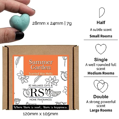 RS Wellness Summer Garden Highly Scented Wax Melts, 16 Wax Melts Gift Set, Handmade Home Fragrance, Vegan & Pet Friendly - Image 3
