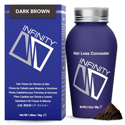 INFINITY Hair Fibers Dark Brown for Thinning Hair for Women