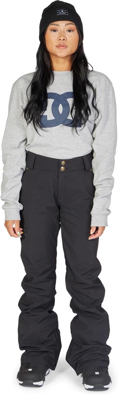 DC Viva Softshell Womens Snowboard Pants Black Sz XS