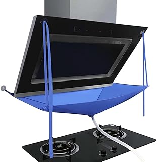 WENGTY Chimney Cleaning Cover - Range Hood Cleaner Cover, Protective Sheet for Top, Dust Water Bag Protection for Kitchen,Oil Washing (1 PCS, Multicolor)
