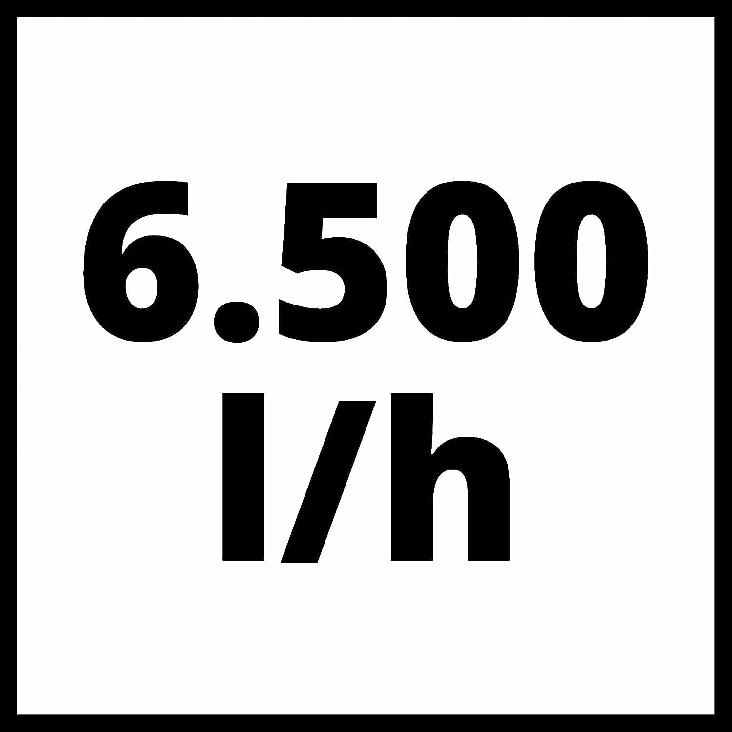 6500 Liters per hour icon